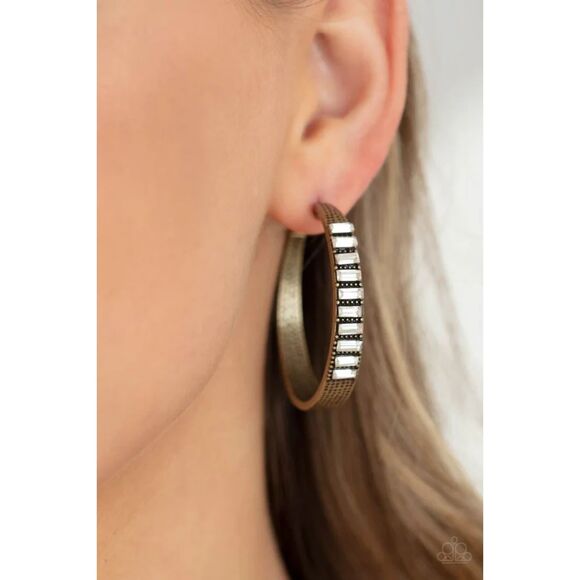 More to Love Brass Earrings (113) - Picture 1 of 2